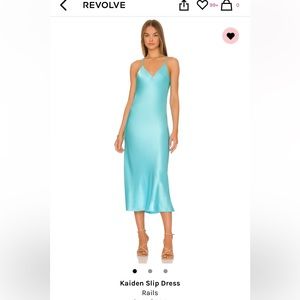 Rails silk maxi dress